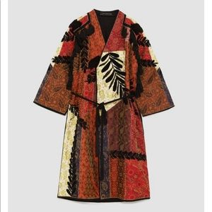 👑 Zara Patchwork Coat